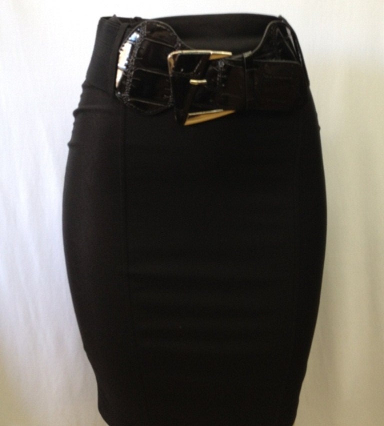 High Waist Pencil Skirt, With belt & buckle, All sizes S,M L, 1X 2X 3X  Womens,Rockabilly, Pin Up - Ready to ship too