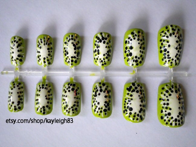 SALE: Kiwi Fruit Nail Art