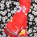 Handmade Chinese Fabric Wall Hanging: oriental wall decor of leftover-cloth-pasting painting,countryside girl