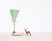 Vintage mint mid century table lamp