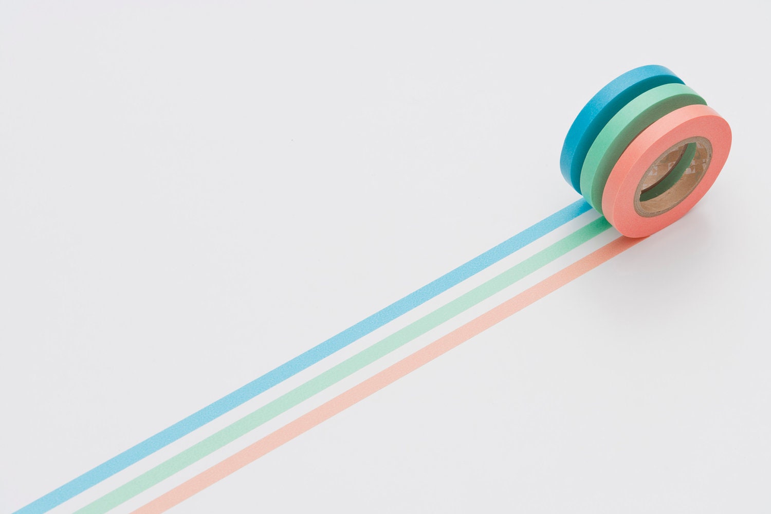 MT Japanese Washi Tape Set - 3 ROLL SLIM B W6mm x 10m (kmmt-mkts3-b)