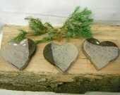 Trinket Dish or Ring Catcher -  One Heart Shaped - Coffee and Cream