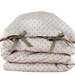 ORGANIC Toddler Bedding set - Butterflies - pink, mustard
