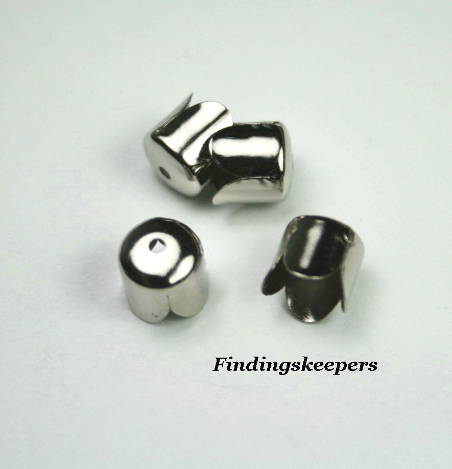 20 - 7 mm Antique Silver Tassel Bead Caps bc073