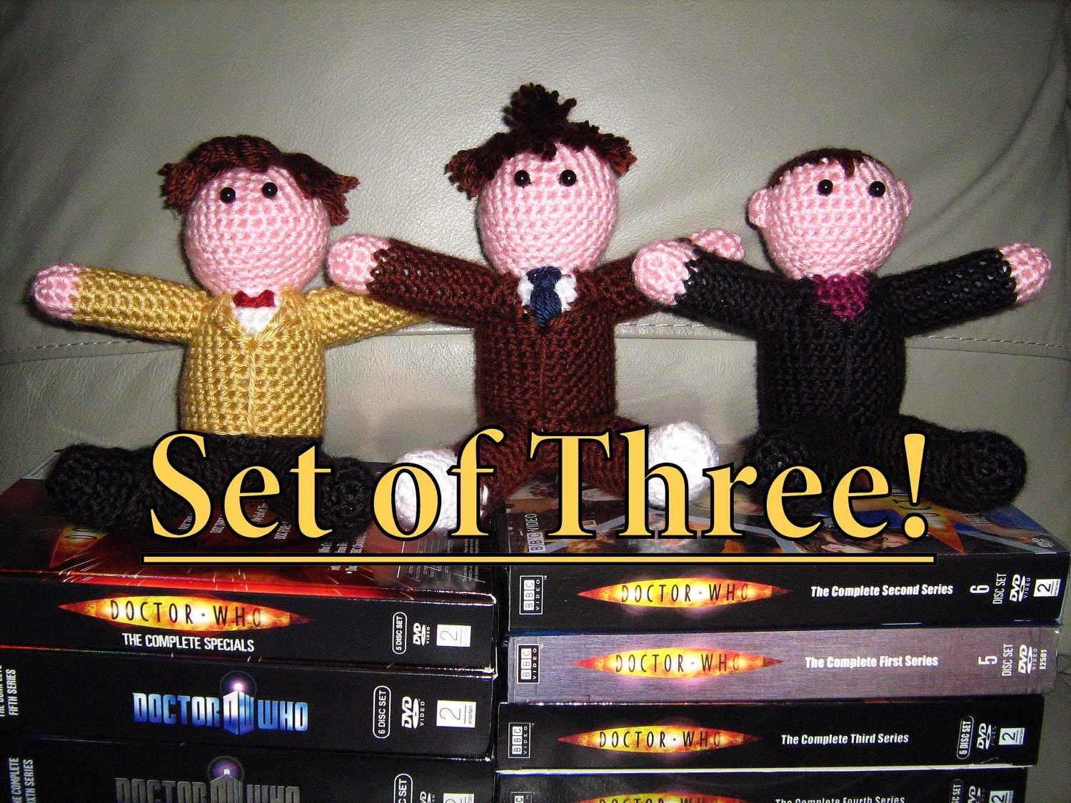 Doctor Who dolls - set of three