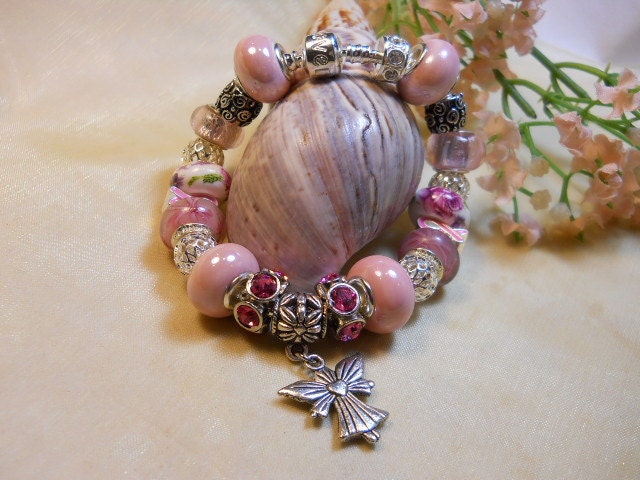 Breast Cancer Awareness Bracelet European Style