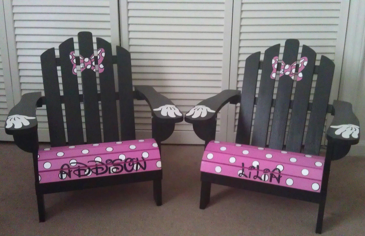 Children's Hand-painted, Made to Order Adirondack Chairs (Can Be Personalized)