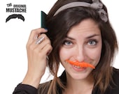 Mustache- YELLOW- Rubber- Funny- costume- Halloween- Accessories- Gag gift