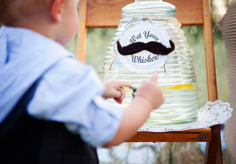 Wet Your Whiskers Drink Tag - Vintage Style