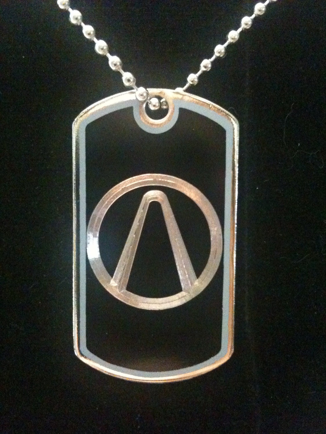 Borderlands Vault Symbol Dog Tag Necklace