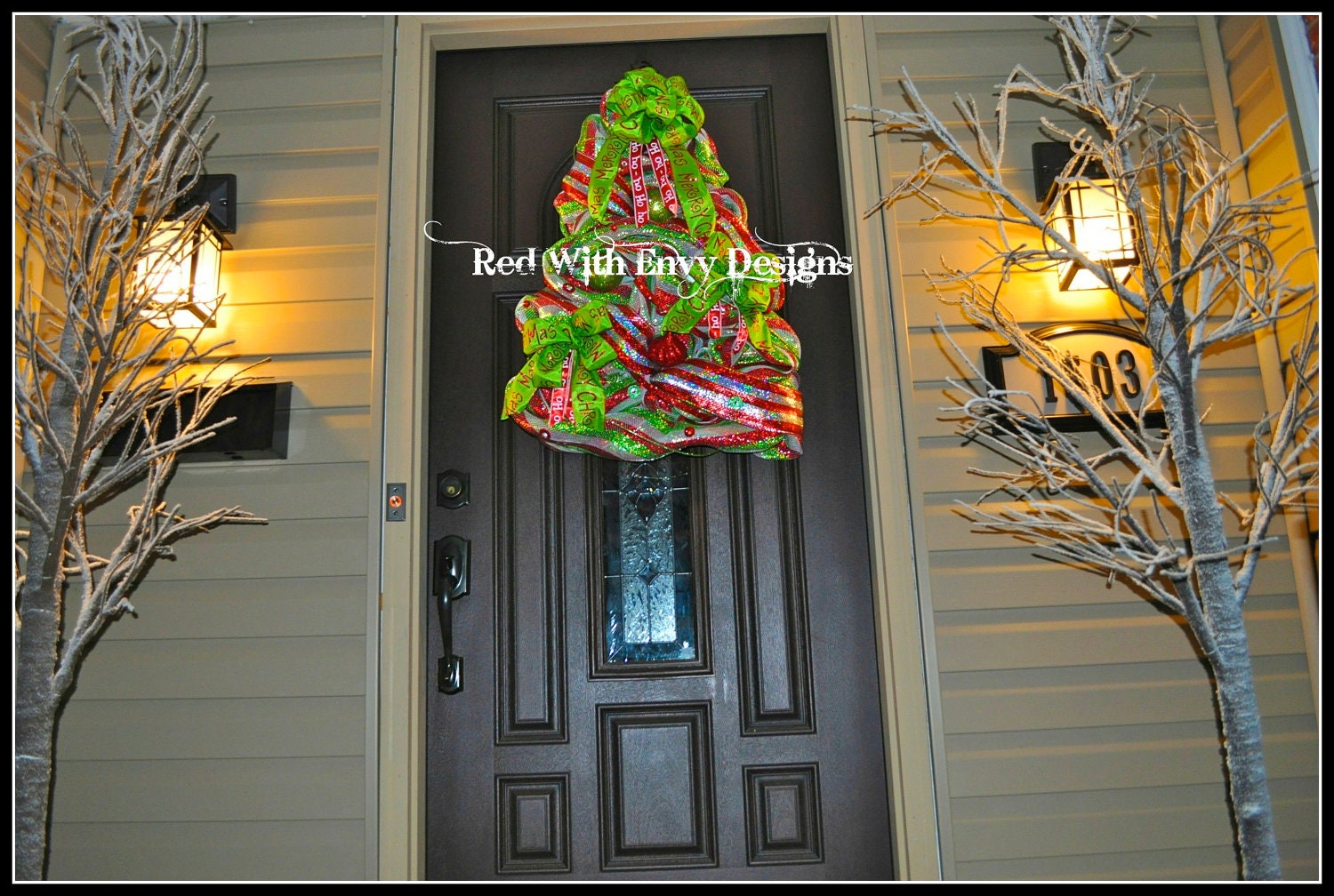 Large Christmas Tree Wreath, Christmas Tree, Christmas Tree Wreath, Wreath, Deco Mesh Wreath, Holiday Wreath, Decoration
