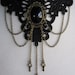 Choker Black Lace Necklace Little Keys Victorian Steampunk Gothic