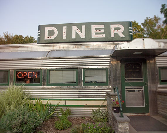 Roadside Diner photo, vintage, Americana, Country Diner - 8x10 fine art photograph - pixamatic