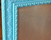 Very Large Beautiful Aqua Blue Magnet Board with 6 Week Dry/Wet Erase Calendar