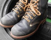 90's Grunge Chunky Platform Heel Boot