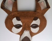 Felt Whitetail Deer Mask