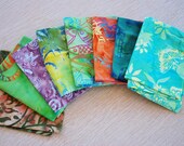 Fabric Destash - Batik Tonga, 2.5 yards plus, Cats, Fish, Sailboats