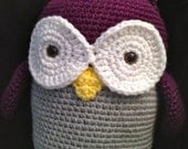 Crocheted Owl Stuffed Animal