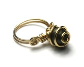 Egyptian Wire Ring - Pyrite