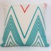 Double Chevron Hand-Printed Pillow cover