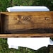 Reclaimed Wooden Centerpiece With Walnut Stain