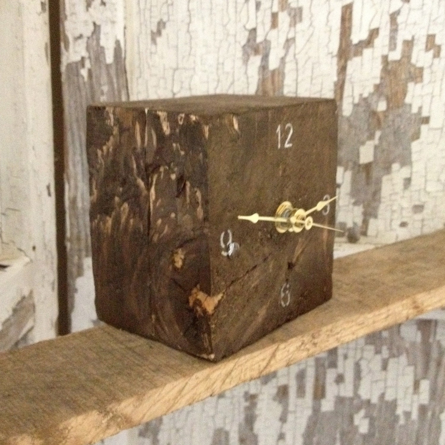 Small Reclaimed Pallet Clock