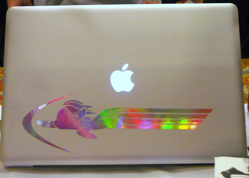 My Little Pony Vinyl Decal Sonic Rainboom Holographic Sticker