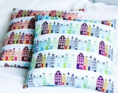 Pillow Cover - Blue City