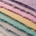 Handmade Paper, Colorful, CUSTOM ORDERS WELCOME, Recycled, 6 x 8.5, Sets of up to 20 sheets available