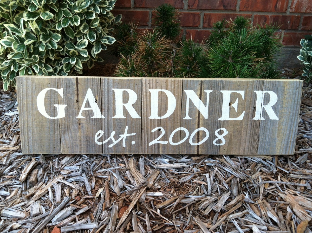 Small Personalized Family Name Sign