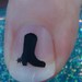 Cowboy Boot Nail Art Decals Set of 50 Vinyl Stickers Applique Manicure Pedicure Party Gifts Stocking Stuffers
