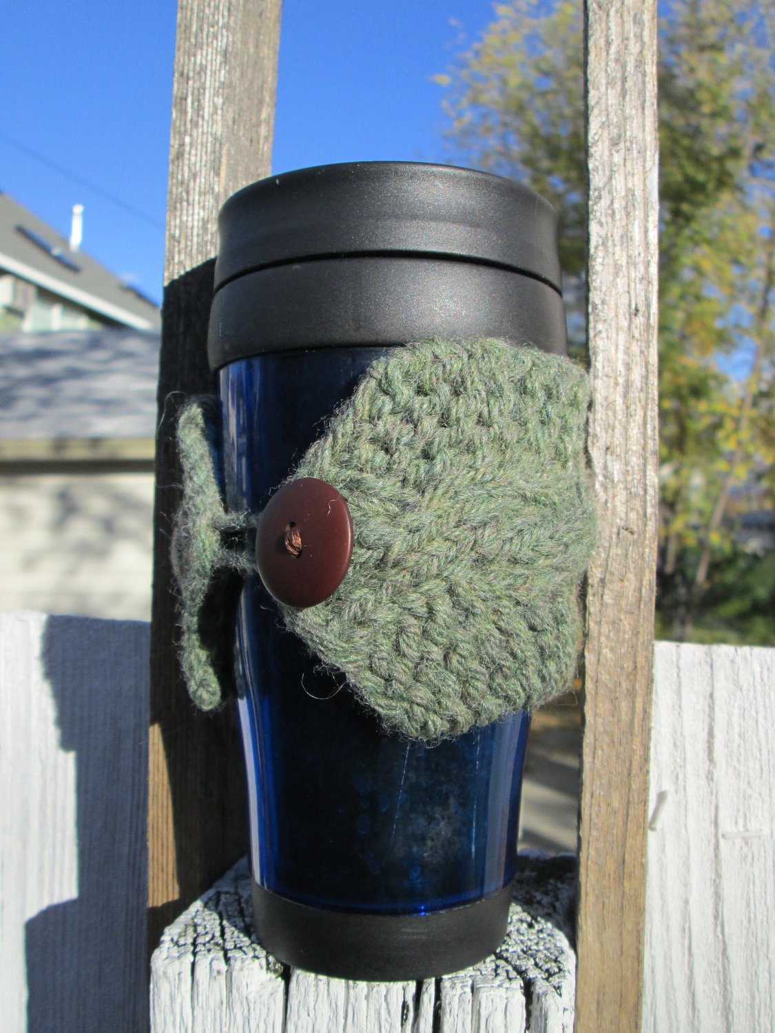 Dusty Green Cup Cozy