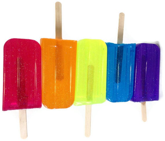Popsicle Soap - Rainbow Soap Pop - Squeaky Clean Soaps
