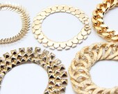 Arm Candy - Gold Chunky chain bracelet - 24k Gold Plated