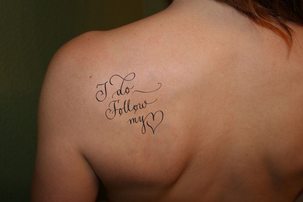 Calligraphy Tattoo - Digital artwork - Hand made calligraphy