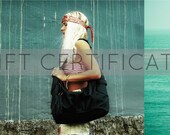 Gift certificate 150.  Christmas gift idea. Email gift certificate. Leather bag / leather shoes / leather clutch.
