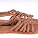 CARINO. Gladiator sandals / Womens leather flats. Sizes: US 4-14, EUR 35-43. Available in different leather colors.