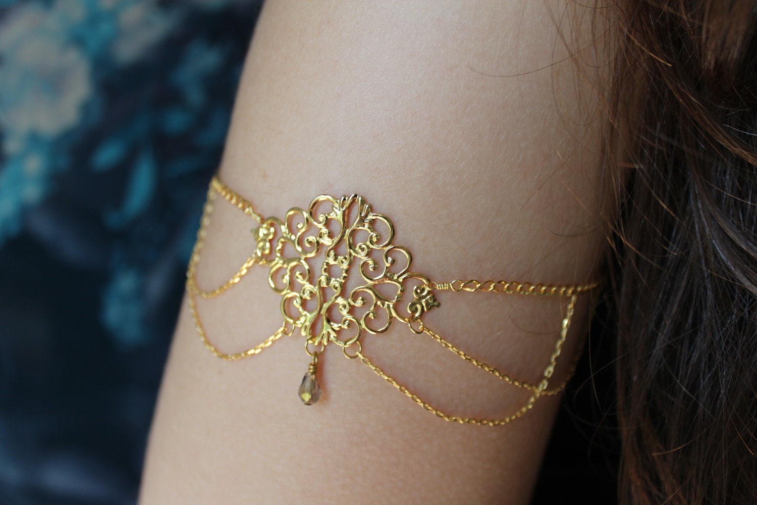 Gypsy Armlet, Gypsy Arm Band, Gypsy Armet, Arm Jewelry