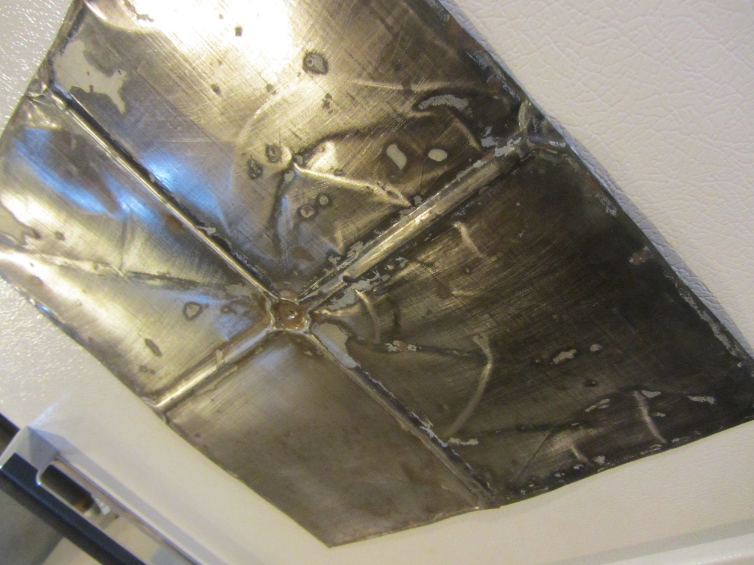 Ceiling Tin Magnet Board - Architectural Salvage -19th Century Eastern Ontario