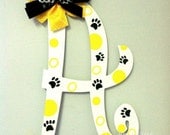 14 inch Personalized Metal Letter / Initial for wall, door, flag pole, mailbox, wreath