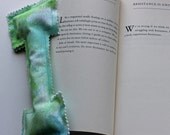 Heavy Cotton Collage Style Book Weight (Green and Teal)