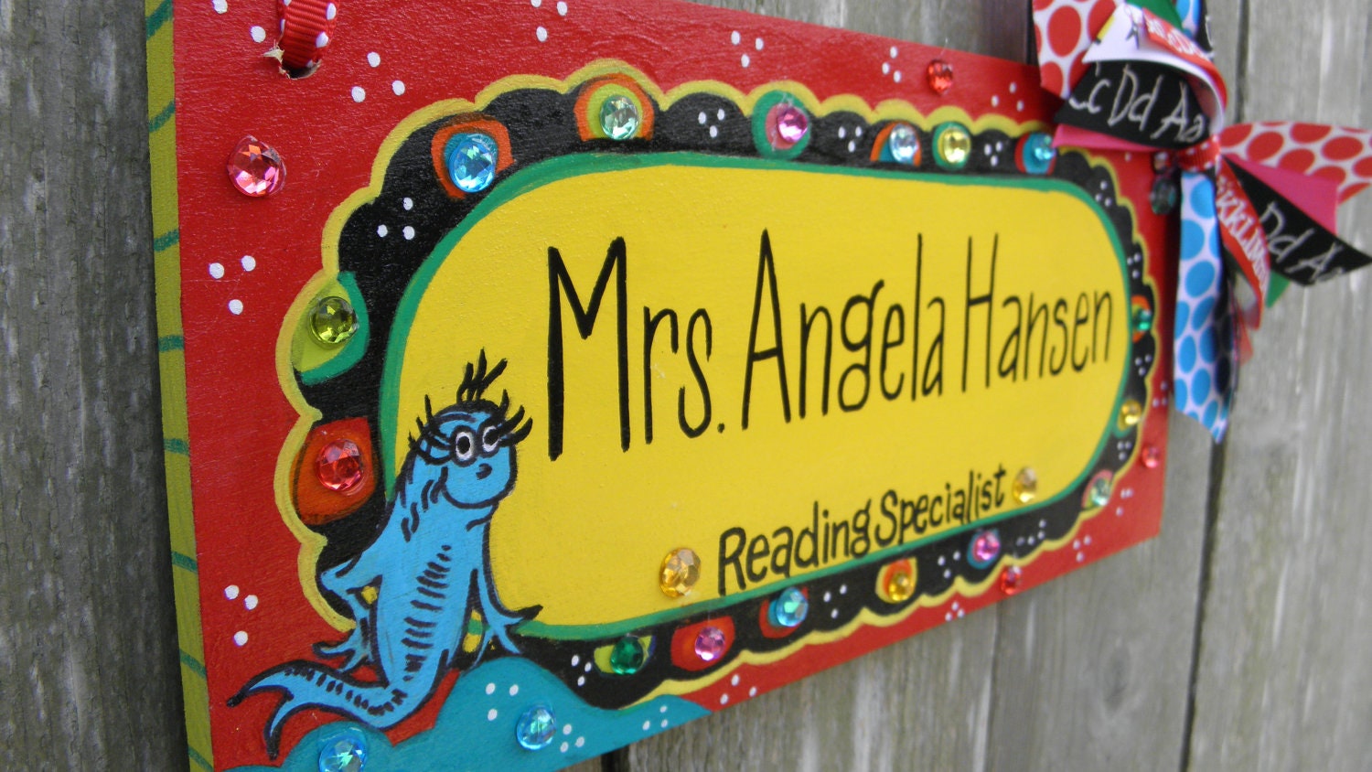 Teacher Name Sign Personalized