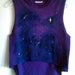Glow in the Dark Galaxy Crop Top Free Shipping