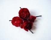 Sprinkle of Roses Hair Accents for Bridesmaids or Flower Girls