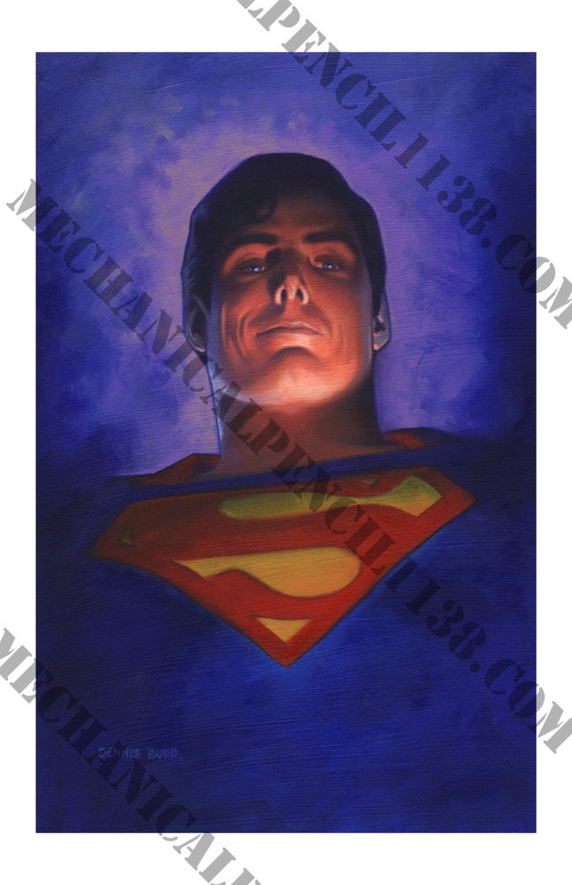 Painting Print 08-  Superman