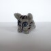 Needle Felted Cat, Cute Felt Tabby Cat Amigurumi Soft Sculpture ('Pippin')