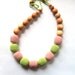 Nursing necklace  / Teething necklace / Sling beads / Teething jewelry / Ecofriendly