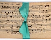 15 Vintage Music Cards for Mixed Media, Altered Art, Collage and More Creations