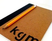 Personalized Graffiti Post Consumer Recycled Notebook Monogrammed - Small Size 5x8