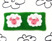 Travel Therapy Pillow Flax Seed Foldable Sheep Lamb Pocket Therapy Pillow